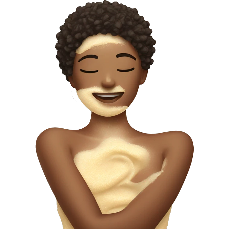 body scrub made from natural oils emoji