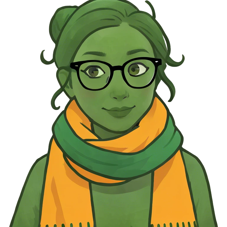 Dziewczyna w okularach emoji
