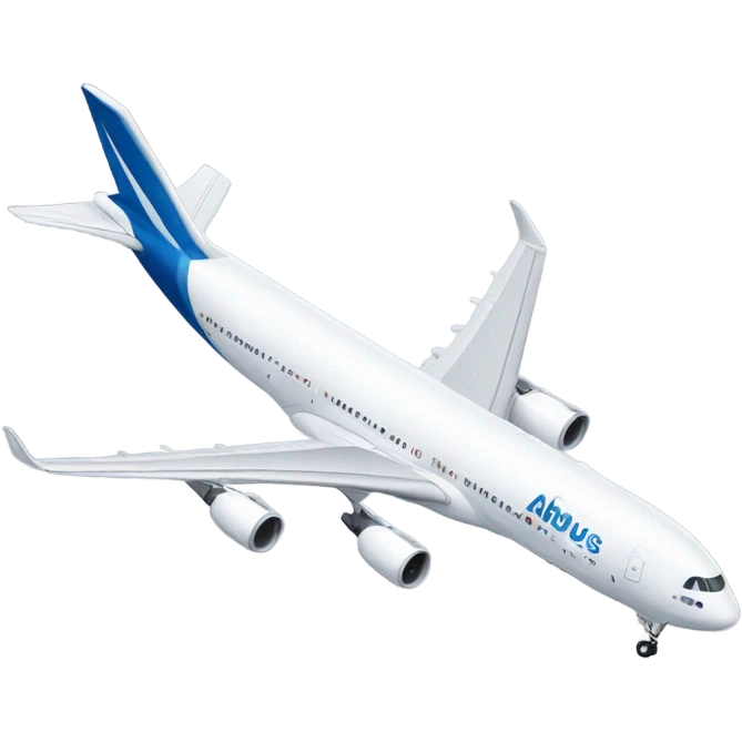Airbus twin engine airliner  emoji