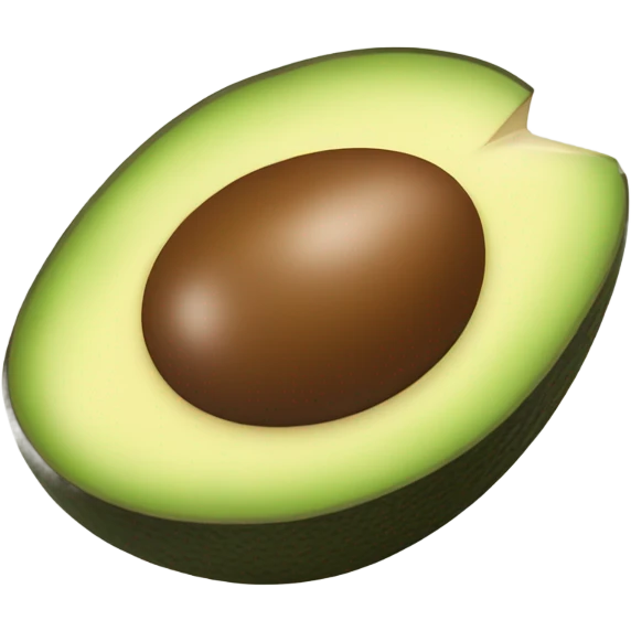 Slices of avocado emoji