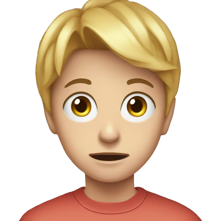 Newspaper Headline that says Boy afraid of girls, removed DP emoji
