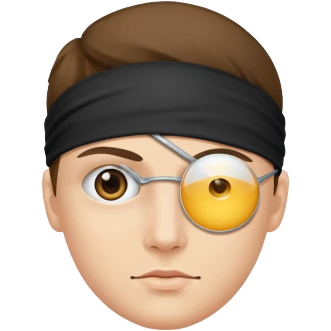 One eye patch emoji