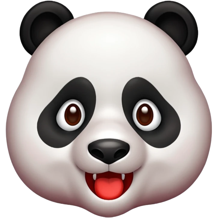 Panda vermelho emoji