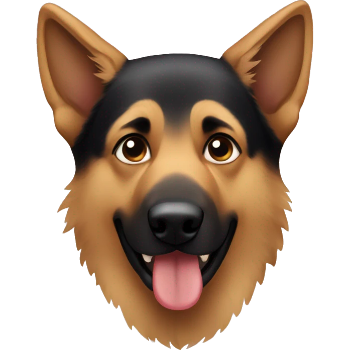 german shepherd  emoji