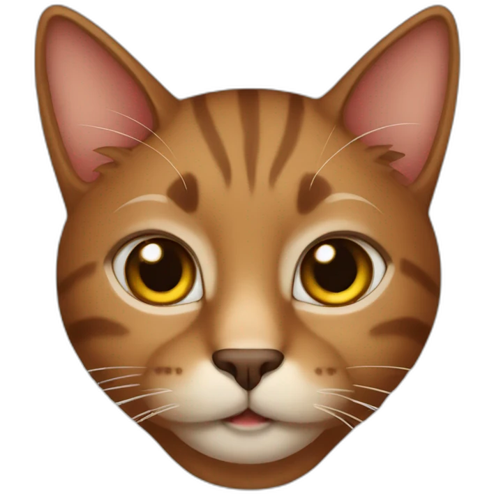 brown cat emoji