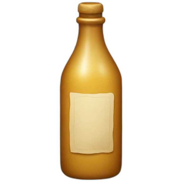 Bouteille avec un parchemin à l'intérieur emoji