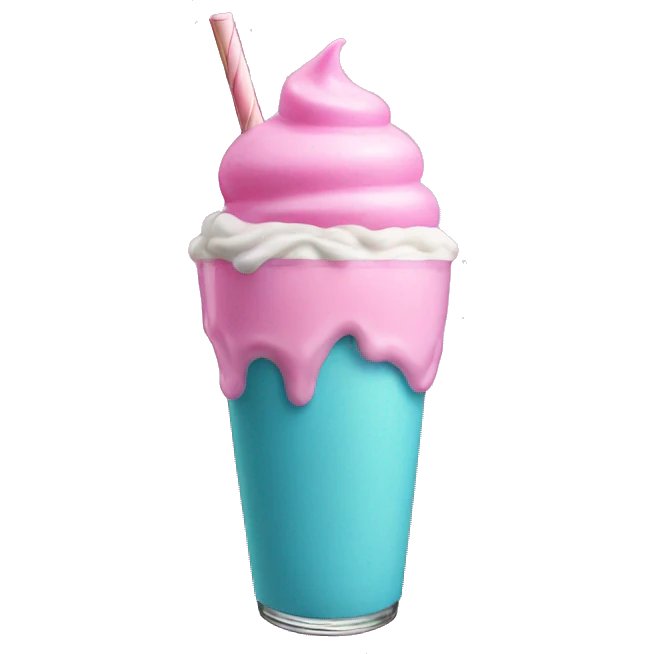 Bubblegum milkshake  emoji