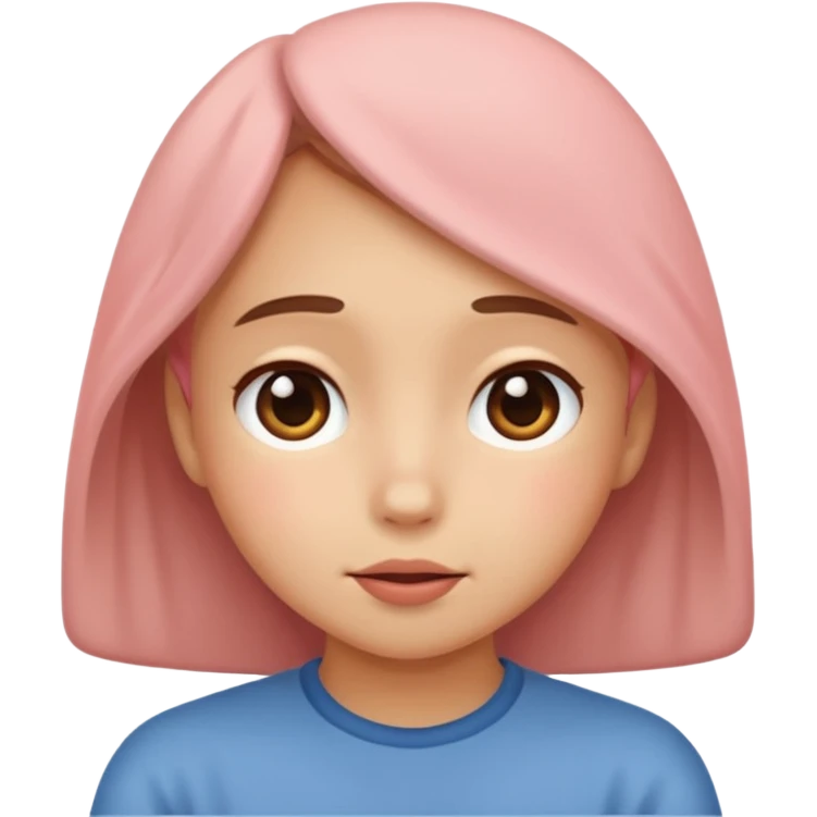 person being shy emoji