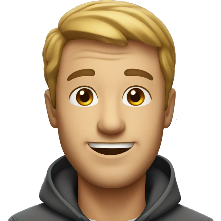 a smiling man emoji