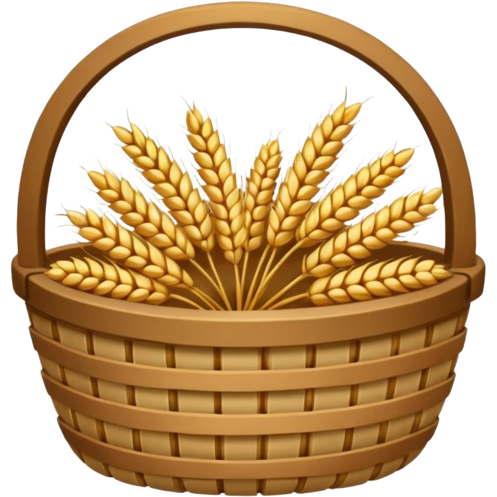Wheat grain basket emoji
