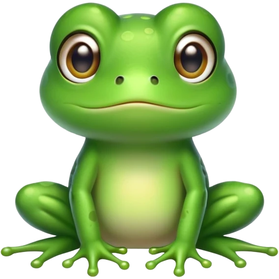 kawaii cute frog emoji