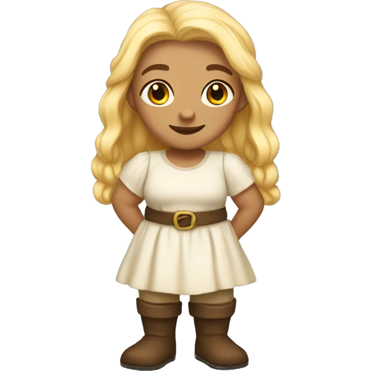 Female dwarf full body emoji
