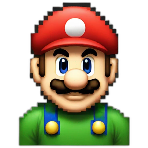 8bit super mario emoji