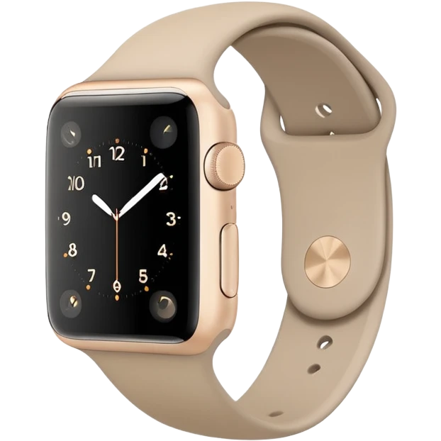 Beige Apple Watch emoji