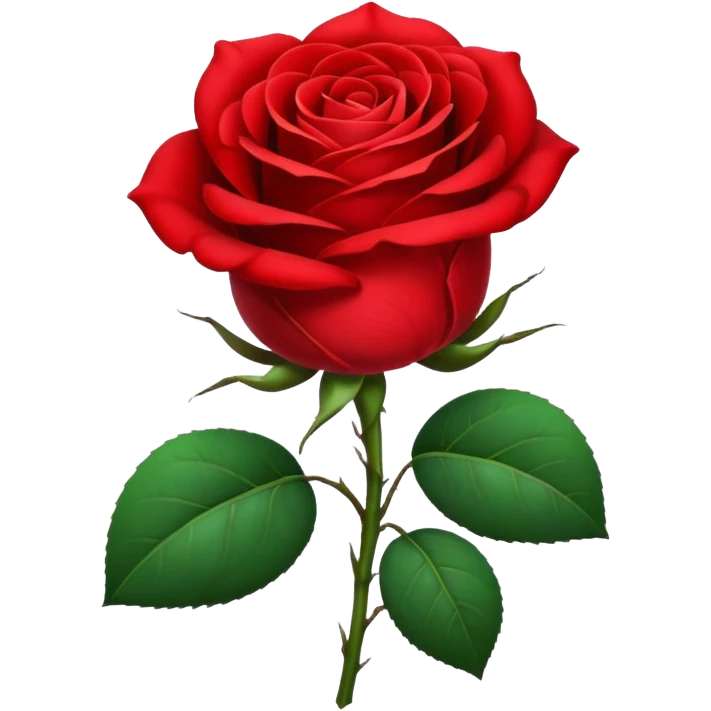 red rose emoji