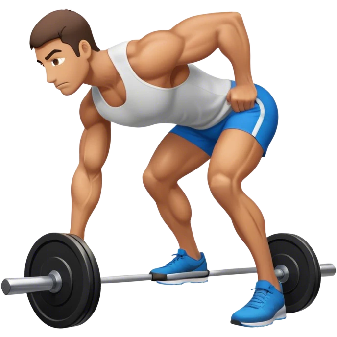 bent-over row exercise emoji