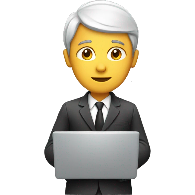 professional with laptop emoji