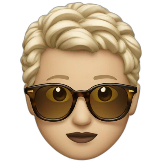 emoji with gucci glasses emoji