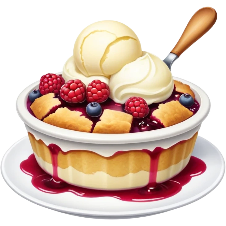 Berry cobbler luxury emoji