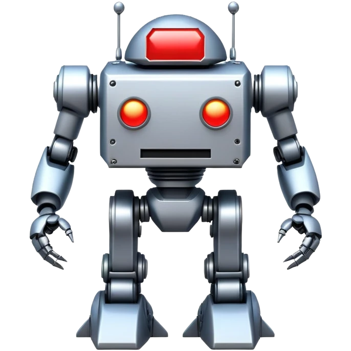 robot fighting space invaders emoji