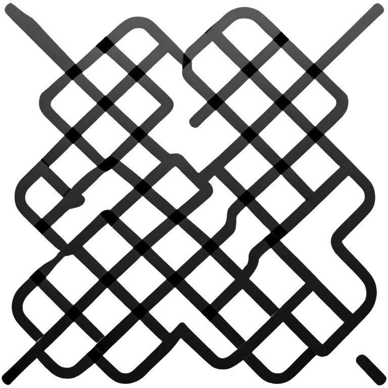 black and white checkered square emoji