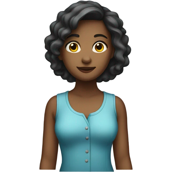 girl standing emoji