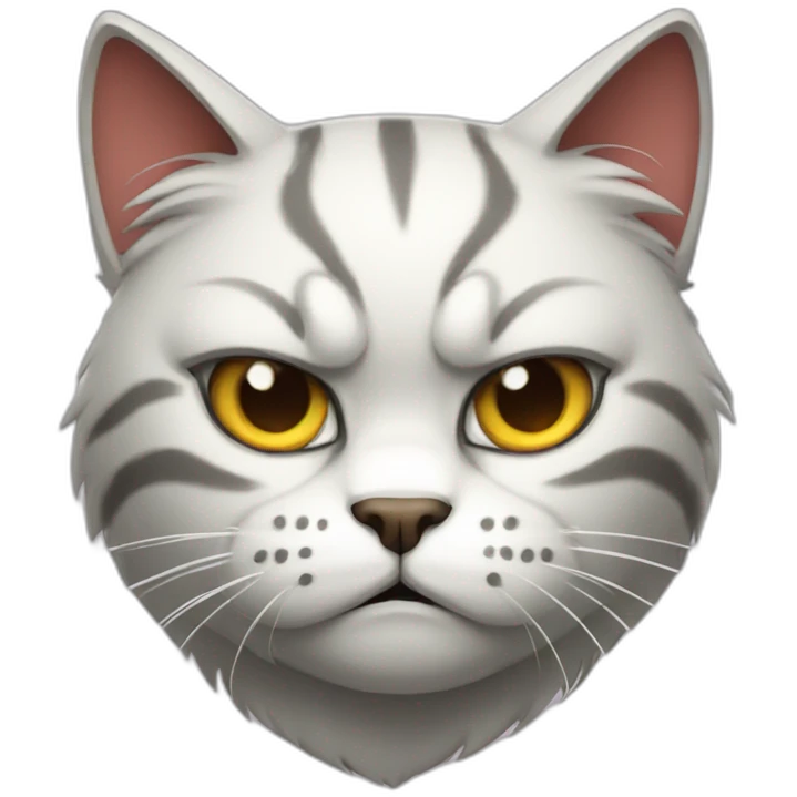 angry cat emoji