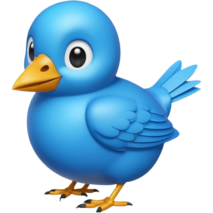 
3D emoji of a small bird, in Apple Memoji style. Soft studio lighting, glossy finish, black background, minimalistic and centered composition.
 emoji