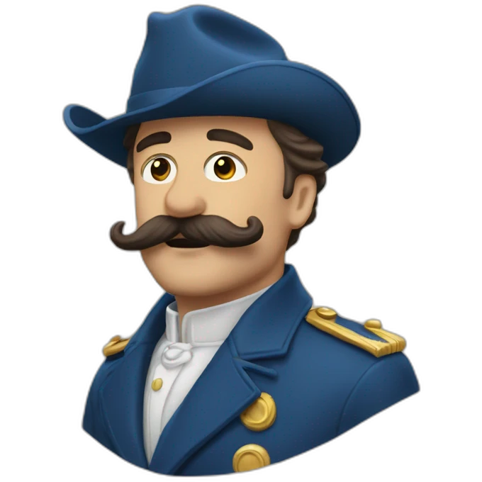 Tache bleu  emoji