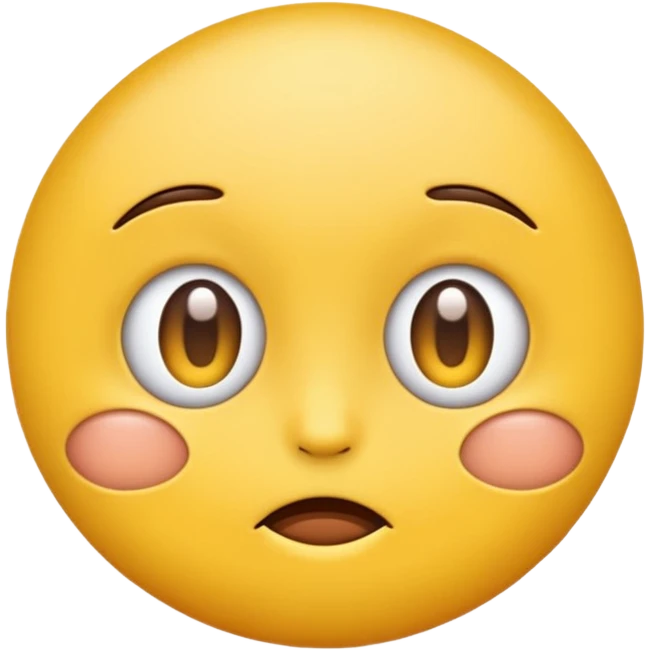 Yellow emoji with one eye twitching emoji