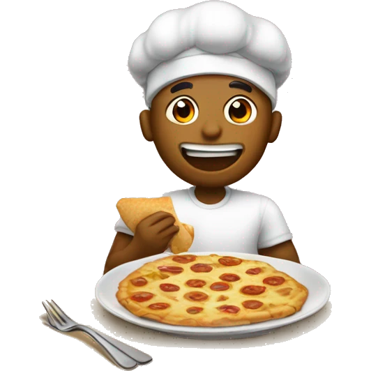 ALGUIEN SABOREANDO UNA COMIDA MUY RICA emoji