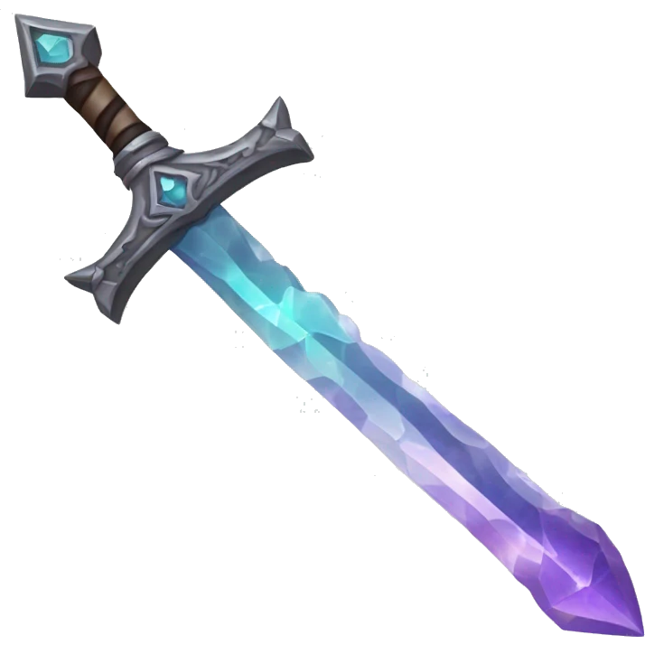 crystal geode sword emoji