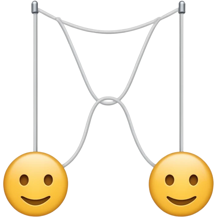 white straight string emoji