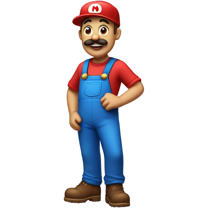 Red Mario emoji