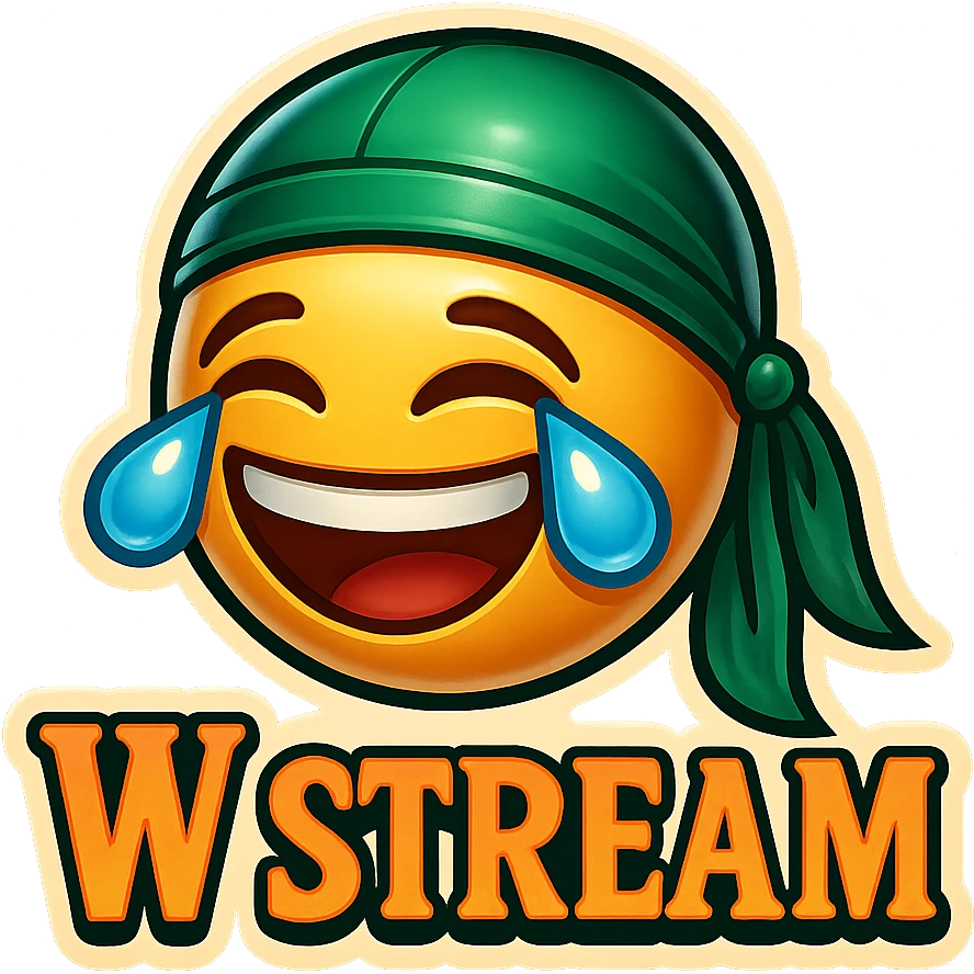 lol face
Change His durag To Green
Add the words W Stream emoji