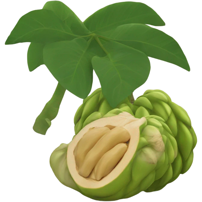 one jackfruit emoji