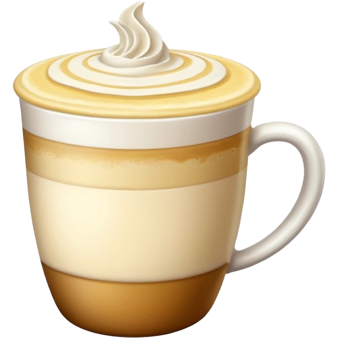 Pale lemon color coffe Latte  emoji
