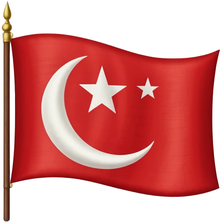 Osmanlı bayrağı  emoji