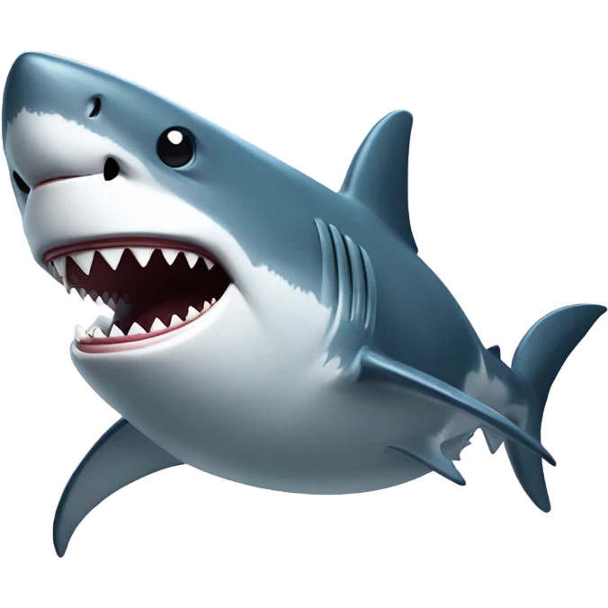 Shark with sword emoji