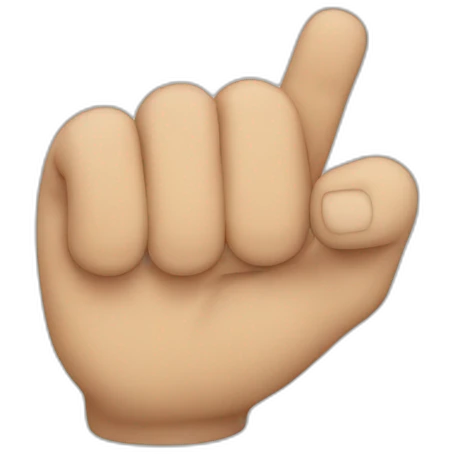 finger point emoji