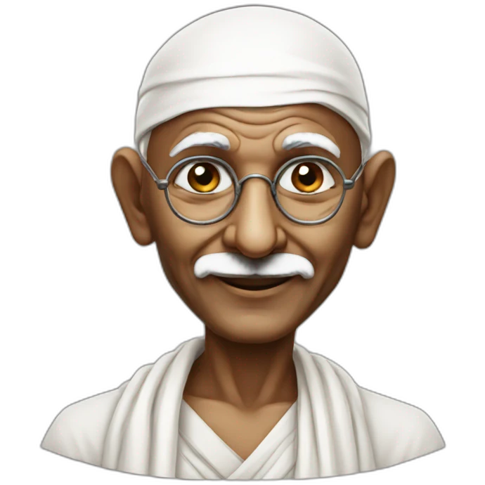 mahatma gandhi emoji