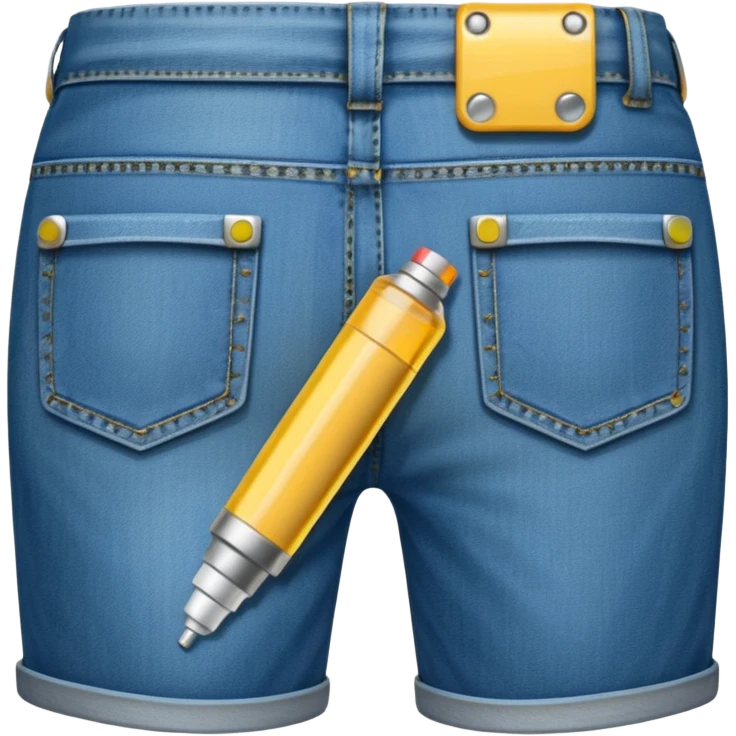 EpiPen in back jeans pocket emoji