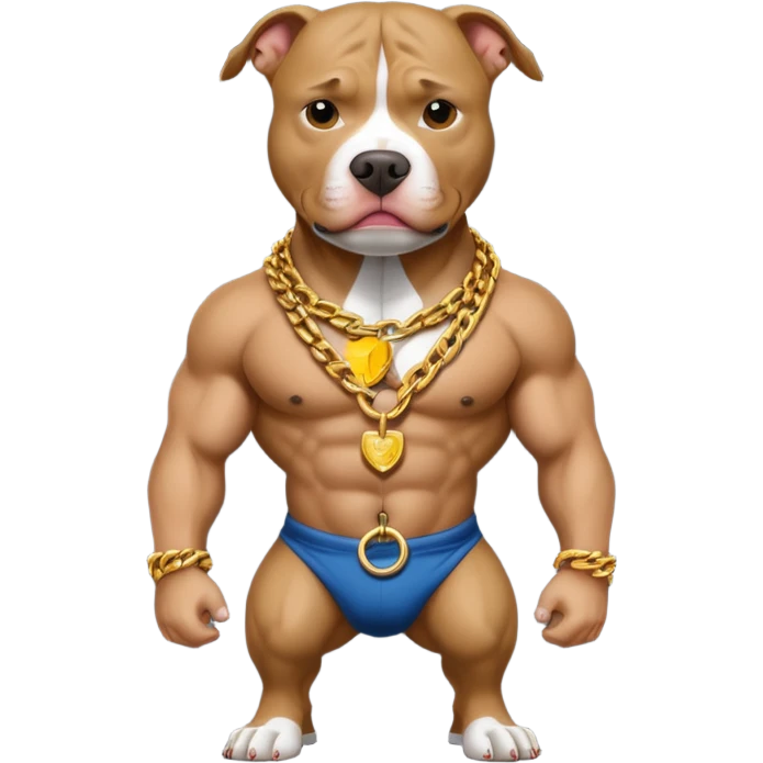 Gangster pitbull emoji