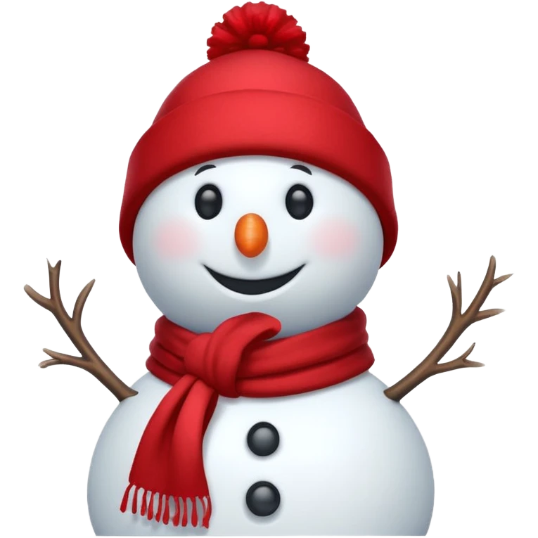 a snowman in a red scarf with the SW logo and a red New Year's hat emoji