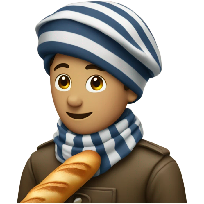 Stereotypical french person emoji