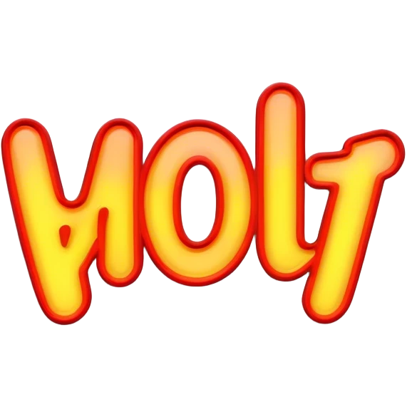  neon sign with the word hot emoji