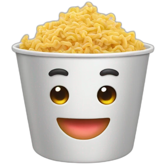 Robot cup noodles emoji