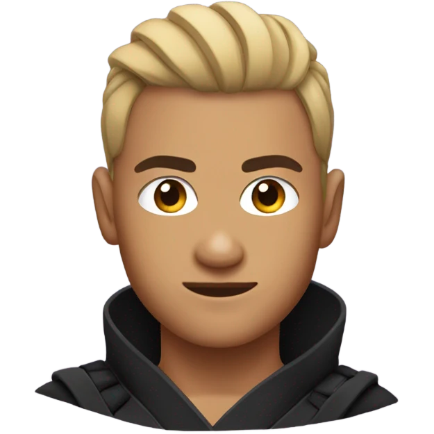 Ninja with a low taper fade￼ emoji