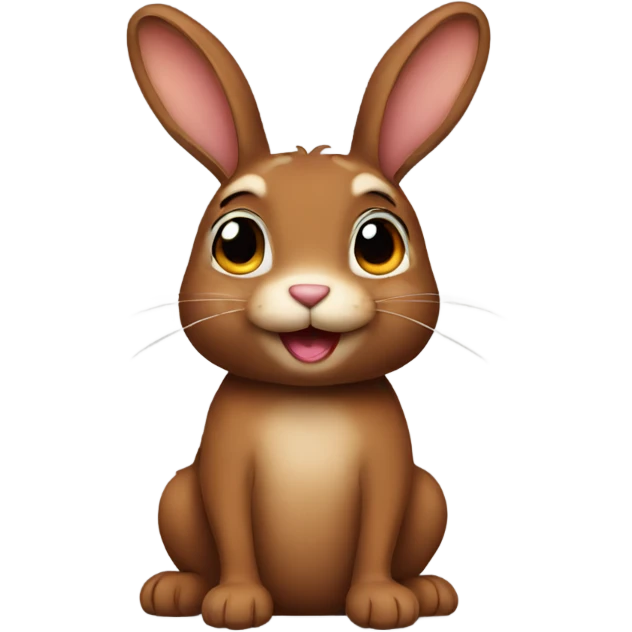 Brown bunny emoji
