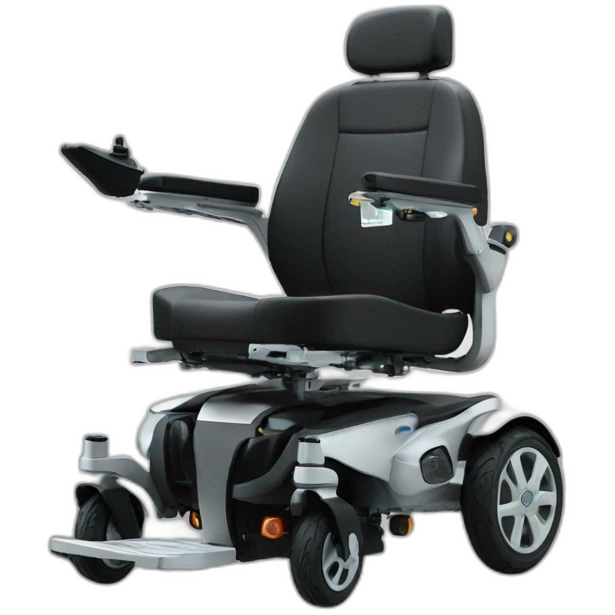 luxury electric wheelchair emoji